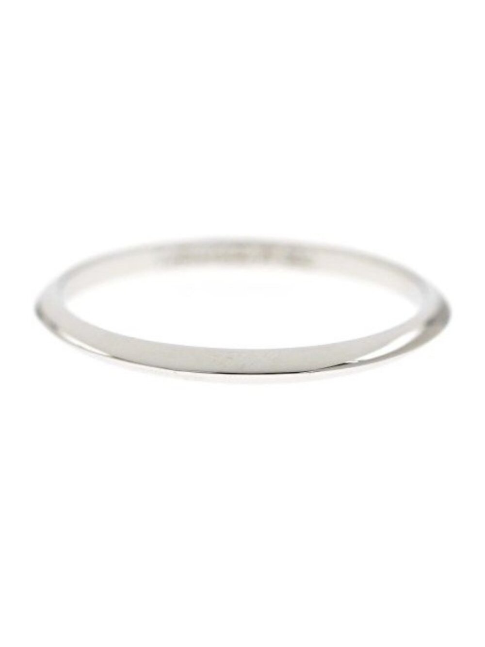 Tiffany & Co Knife Edge Ring Pt950 Platinum